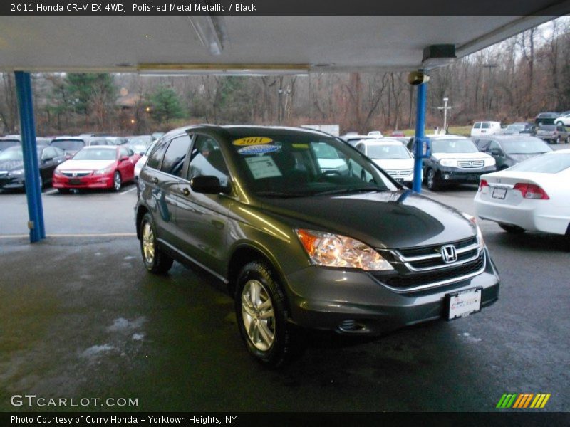 Polished Metal Metallic / Black 2011 Honda CR-V EX 4WD