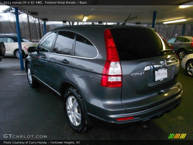 Polished Metal Metallic / Black 2011 Honda CR-V EX 4WD