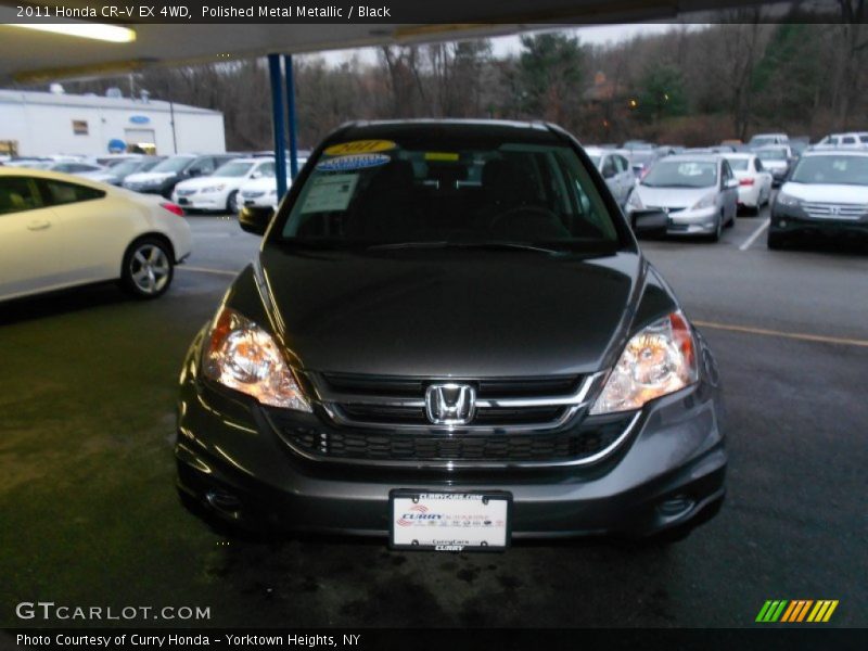Polished Metal Metallic / Black 2011 Honda CR-V EX 4WD