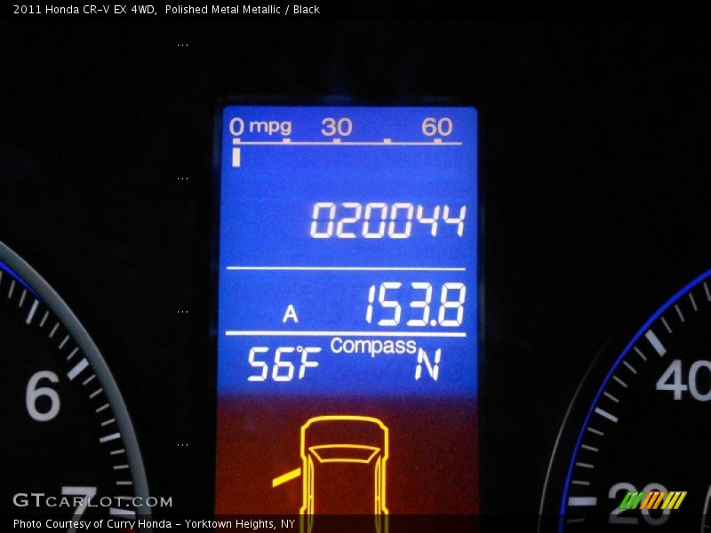 Polished Metal Metallic / Black 2011 Honda CR-V EX 4WD