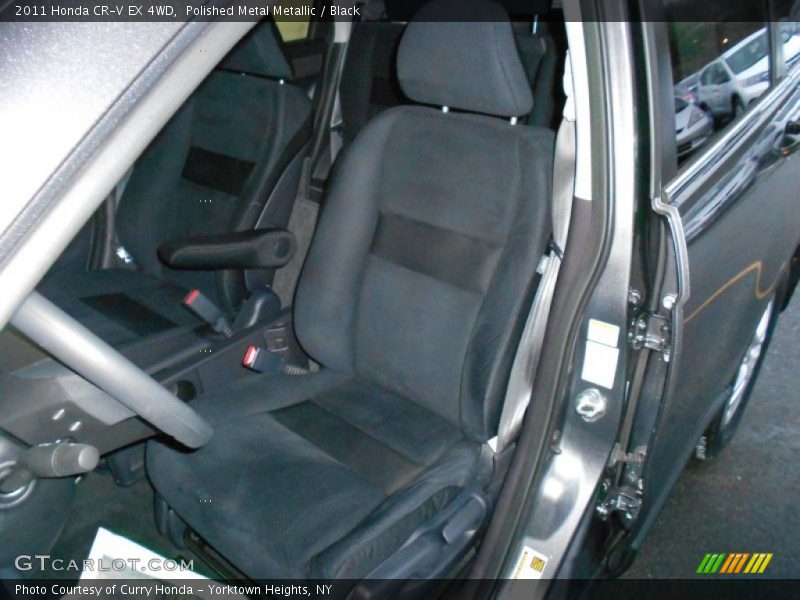 Polished Metal Metallic / Black 2011 Honda CR-V EX 4WD