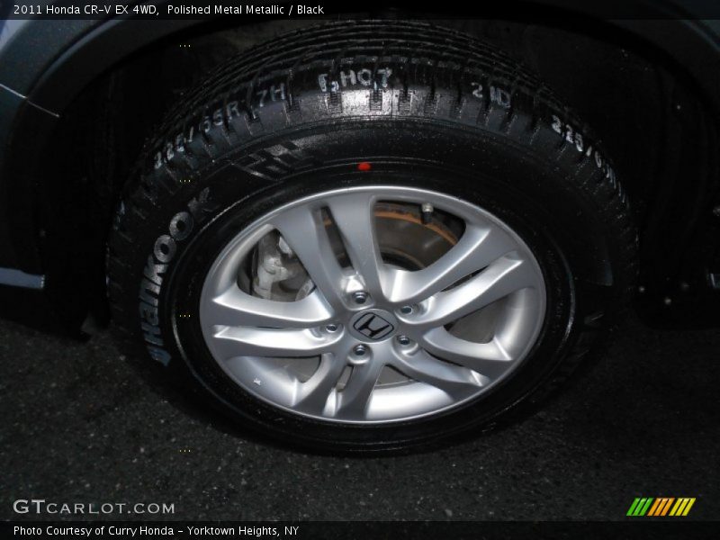 Polished Metal Metallic / Black 2011 Honda CR-V EX 4WD