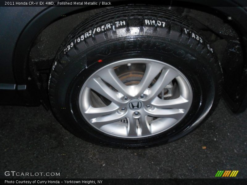 Polished Metal Metallic / Black 2011 Honda CR-V EX 4WD