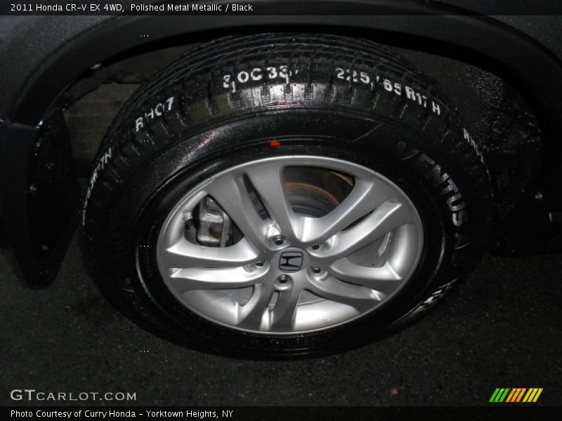 Polished Metal Metallic / Black 2011 Honda CR-V EX 4WD