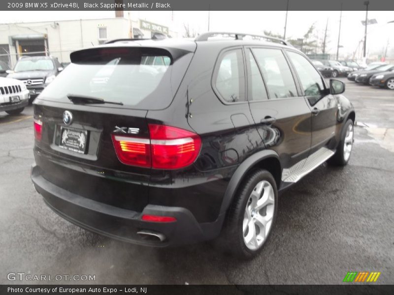 Black Sapphire Metallic / Black 2009 BMW X5 xDrive48i