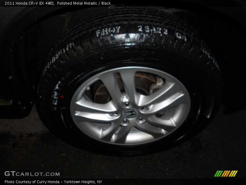 Polished Metal Metallic / Black 2011 Honda CR-V EX 4WD