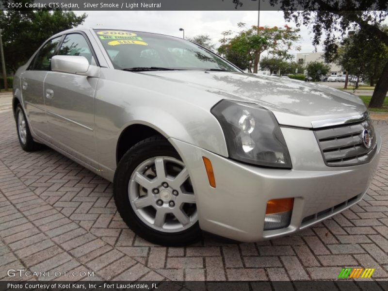 Silver Smoke / Light Neutral 2005 Cadillac CTS Sedan