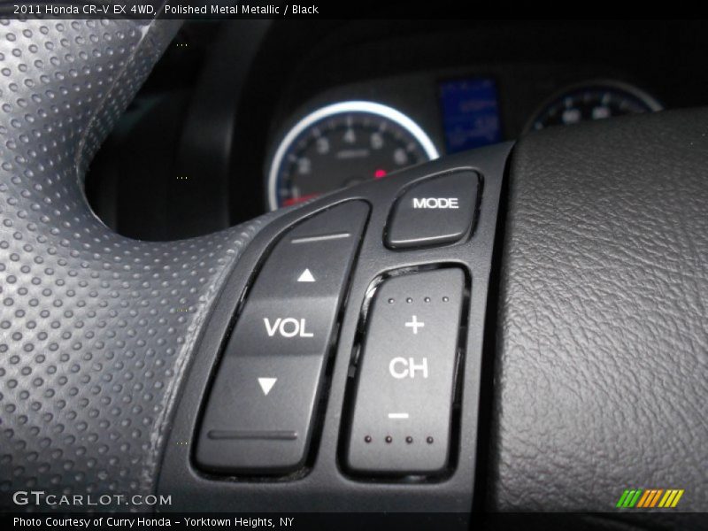 Polished Metal Metallic / Black 2011 Honda CR-V EX 4WD