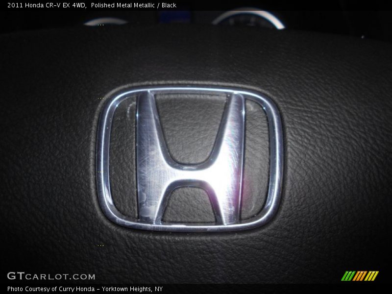 Polished Metal Metallic / Black 2011 Honda CR-V EX 4WD