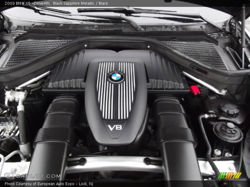 Black Sapphire Metallic / Black 2009 BMW X5 xDrive48i