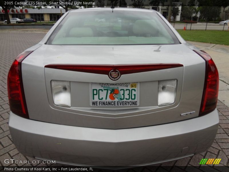 Silver Smoke / Light Neutral 2005 Cadillac CTS Sedan