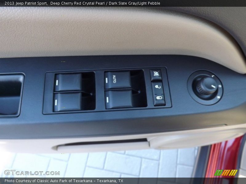 Deep Cherry Red Crystal Pearl / Dark Slate Gray/Light Pebble 2013 Jeep Patriot Sport