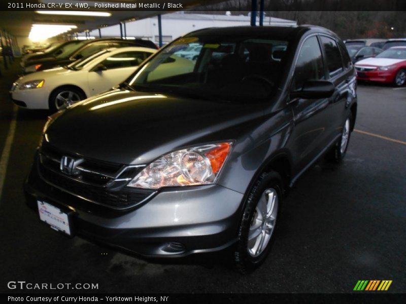 Polished Metal Metallic / Black 2011 Honda CR-V EX 4WD