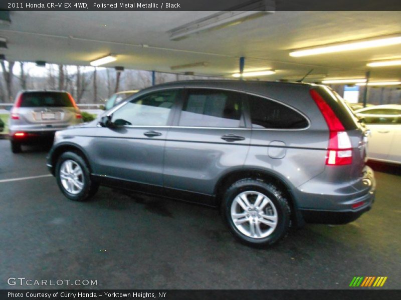 Polished Metal Metallic / Black 2011 Honda CR-V EX 4WD