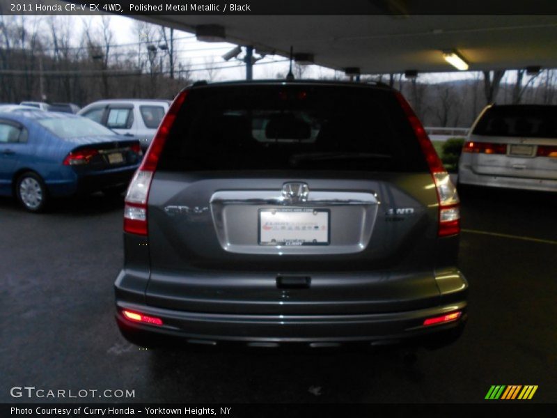 Polished Metal Metallic / Black 2011 Honda CR-V EX 4WD