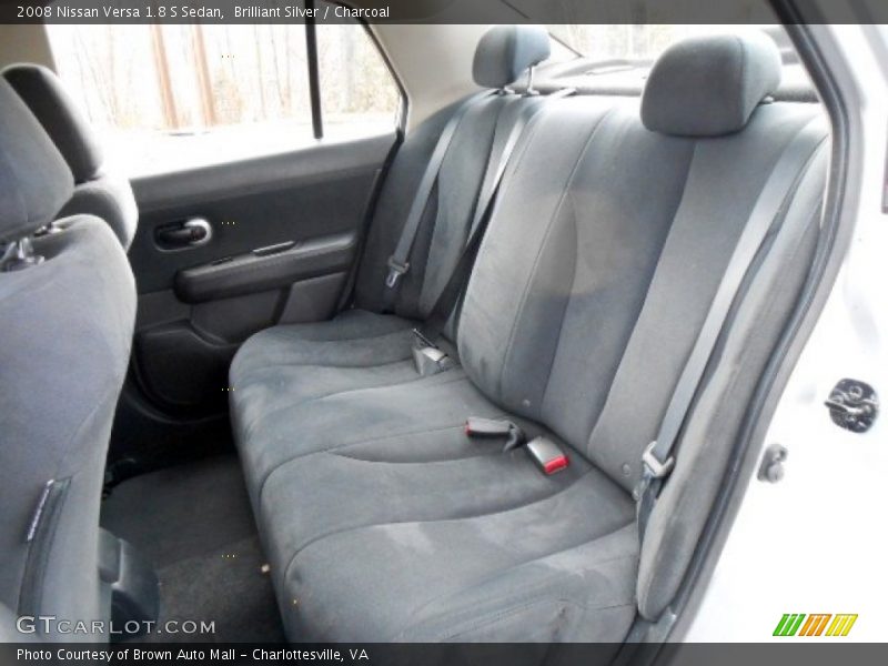 Brilliant Silver / Charcoal 2008 Nissan Versa 1.8 S Sedan