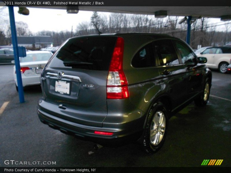 Polished Metal Metallic / Black 2011 Honda CR-V EX 4WD