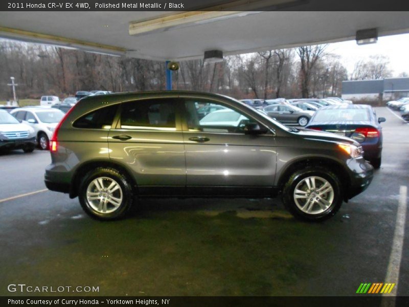 Polished Metal Metallic / Black 2011 Honda CR-V EX 4WD