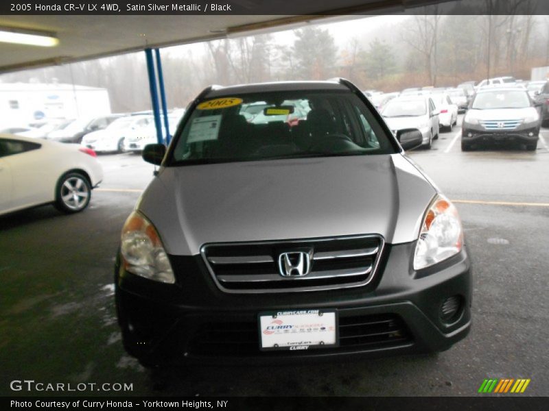 Satin Silver Metallic / Black 2005 Honda CR-V LX 4WD