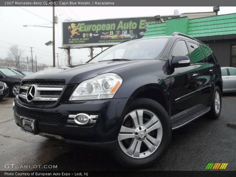 Capri Blue Metallic / Macadamia 2007 Mercedes-Benz GL 450