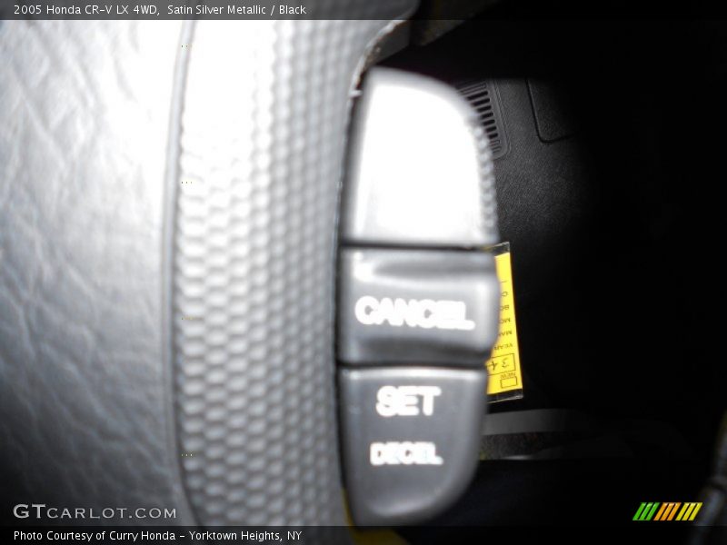 Satin Silver Metallic / Black 2005 Honda CR-V LX 4WD