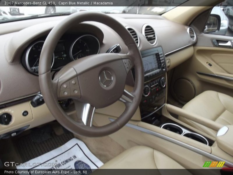 Capri Blue Metallic / Macadamia 2007 Mercedes-Benz GL 450