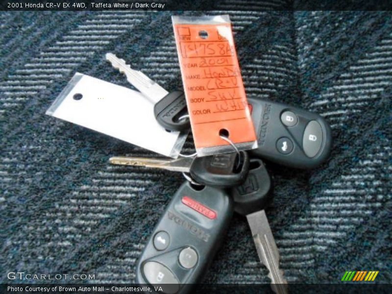Taffeta White / Dark Gray 2001 Honda CR-V EX 4WD