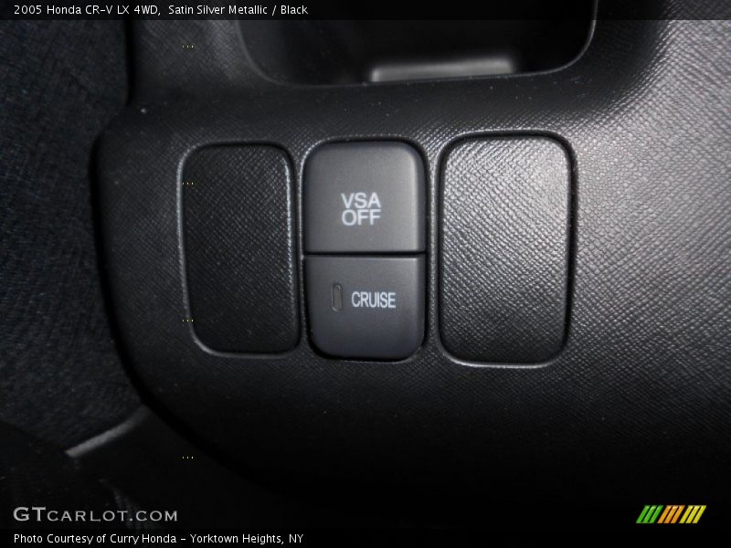 Satin Silver Metallic / Black 2005 Honda CR-V LX 4WD