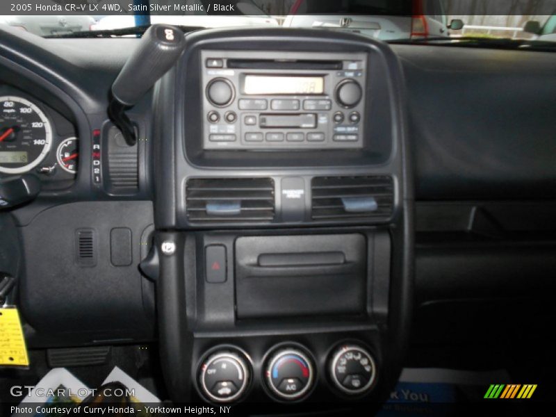 Satin Silver Metallic / Black 2005 Honda CR-V LX 4WD