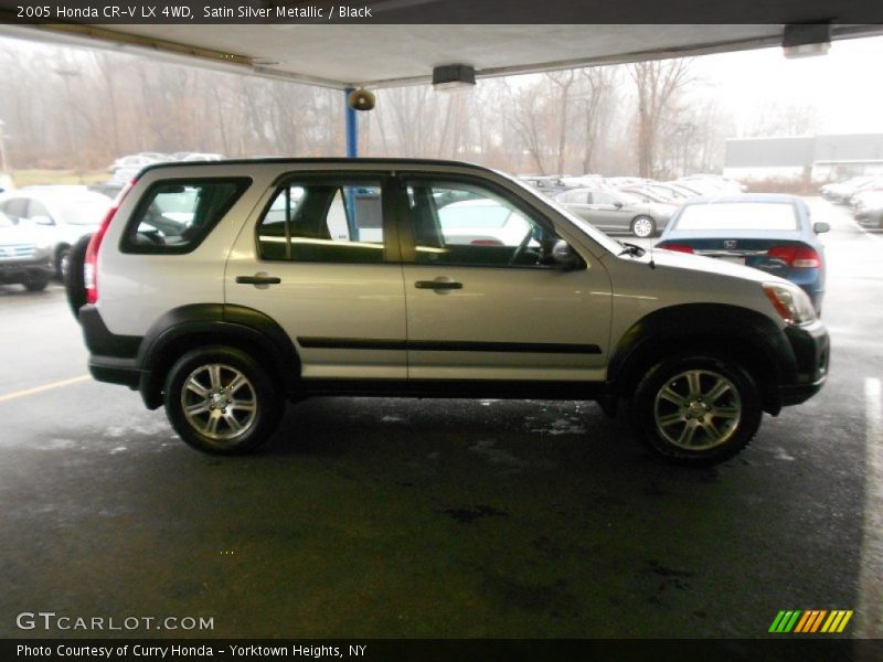Satin Silver Metallic / Black 2005 Honda CR-V LX 4WD