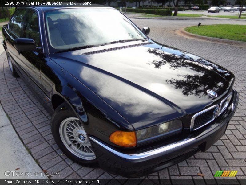 Black II / Sand 1998 BMW 7 Series 740iL Sedan