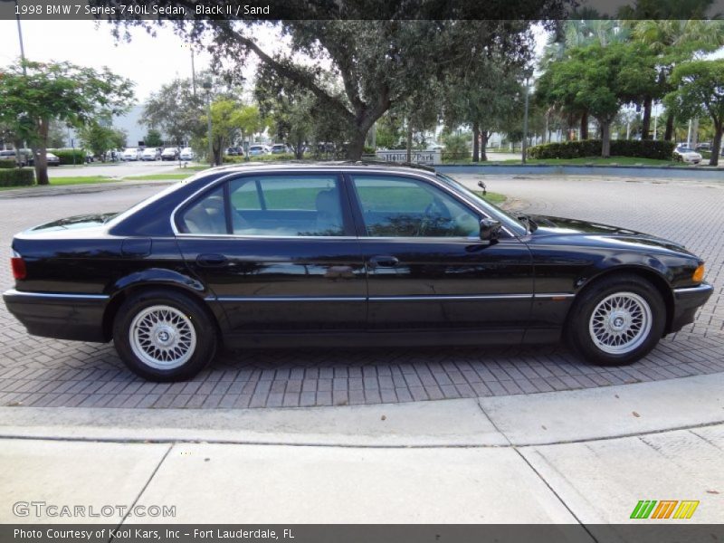 Black II / Sand 1998 BMW 7 Series 740iL Sedan