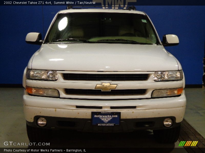 Summit White / Tan/Neutral 2002 Chevrolet Tahoe Z71 4x4