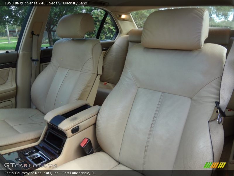 Front Seat of 1998 7 Series 740iL Sedan