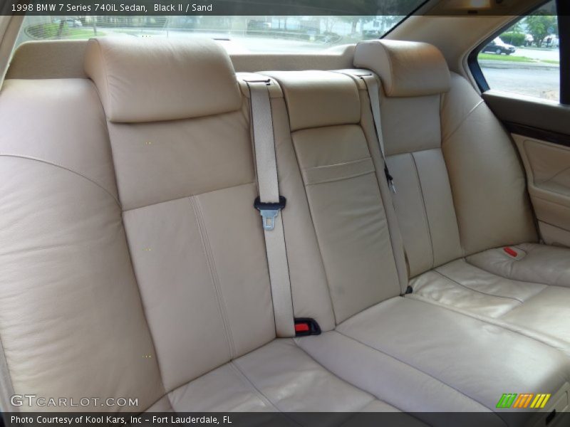Black II / Sand 1998 BMW 7 Series 740iL Sedan