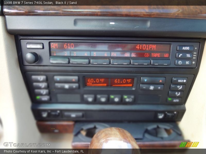 Controls of 1998 7 Series 740iL Sedan