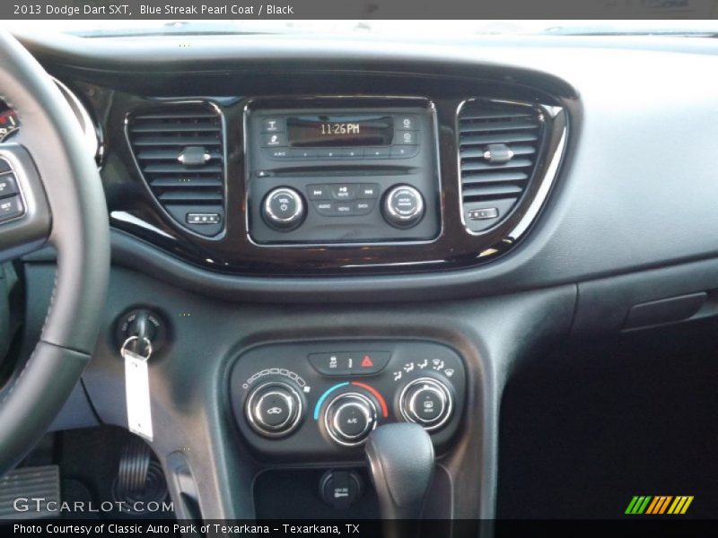 Blue Streak Pearl Coat / Black 2013 Dodge Dart SXT
