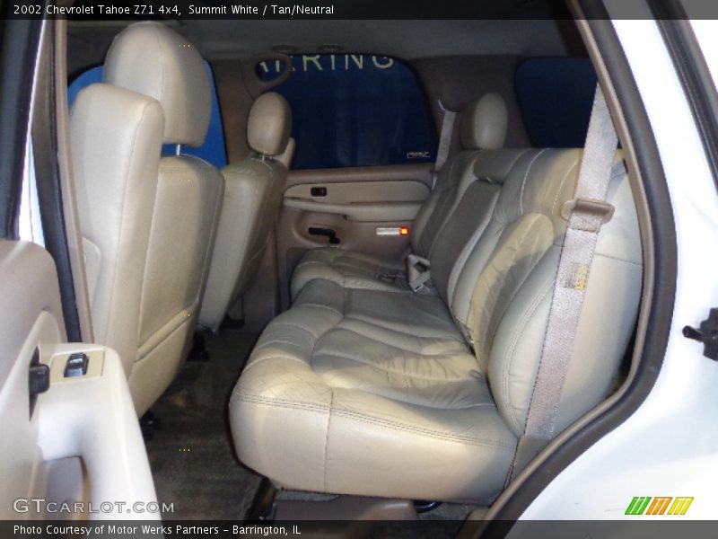 Summit White / Tan/Neutral 2002 Chevrolet Tahoe Z71 4x4