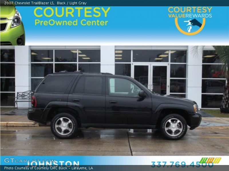 Black / Light Gray 2007 Chevrolet TrailBlazer LS