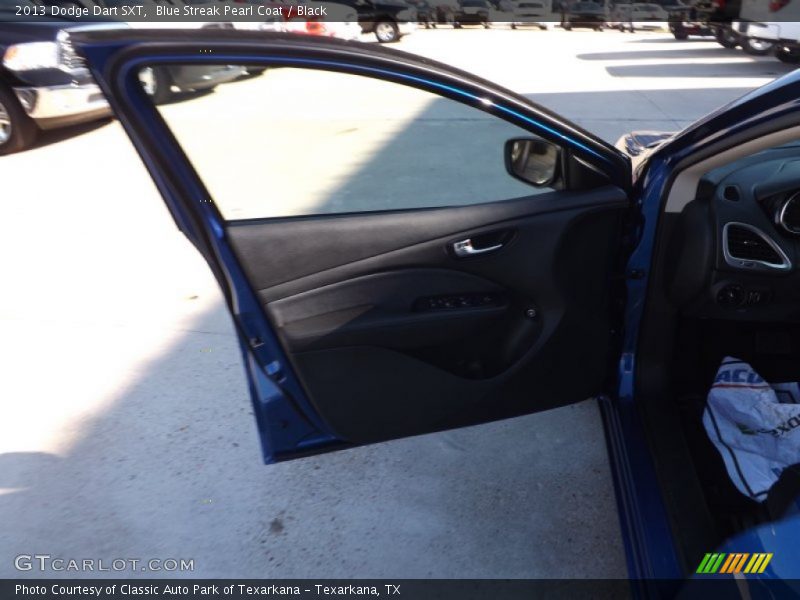 Blue Streak Pearl Coat / Black 2013 Dodge Dart SXT