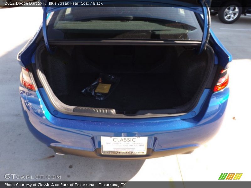 Blue Streak Pearl Coat / Black 2013 Dodge Dart SXT