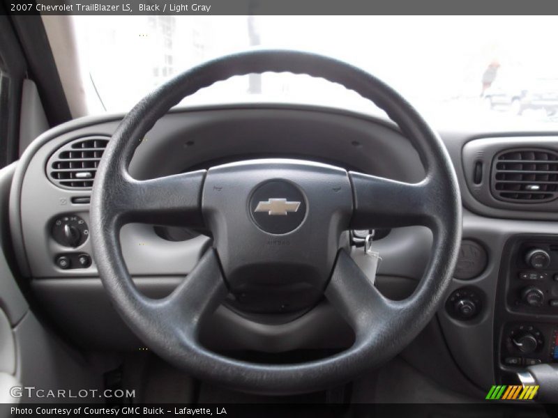Black / Light Gray 2007 Chevrolet TrailBlazer LS