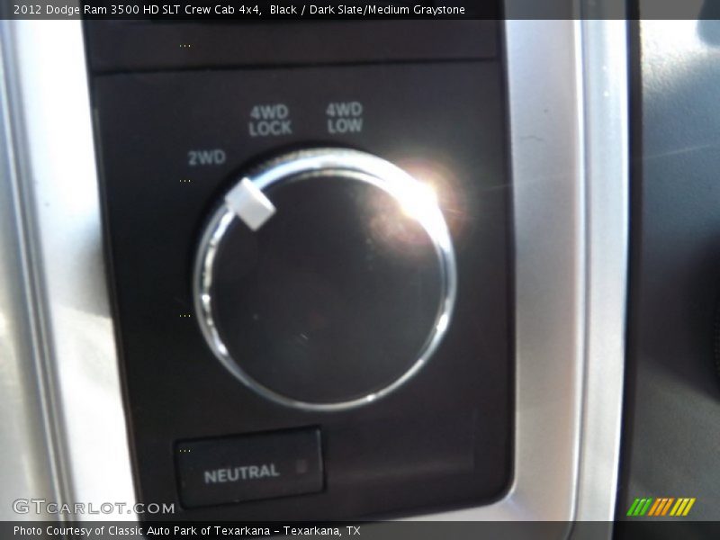 Black / Dark Slate/Medium Graystone 2012 Dodge Ram 3500 HD SLT Crew Cab 4x4