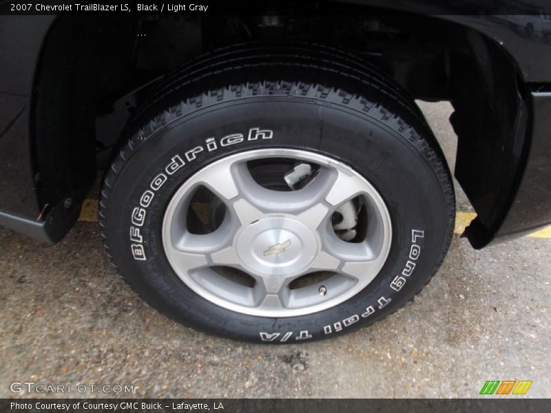 Black / Light Gray 2007 Chevrolet TrailBlazer LS