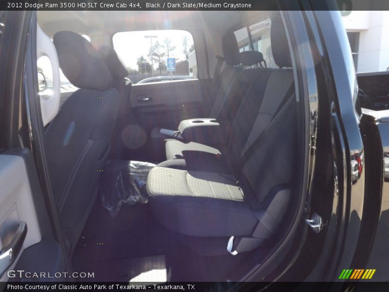 Black / Dark Slate/Medium Graystone 2012 Dodge Ram 3500 HD SLT Crew Cab 4x4