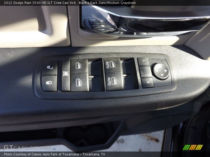 Black / Dark Slate/Medium Graystone 2012 Dodge Ram 3500 HD SLT Crew Cab 4x4