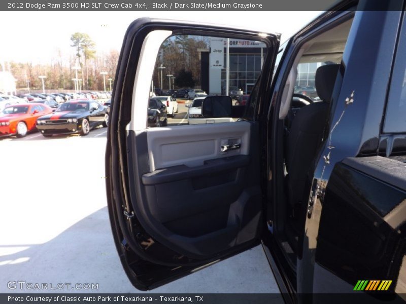 Black / Dark Slate/Medium Graystone 2012 Dodge Ram 3500 HD SLT Crew Cab 4x4