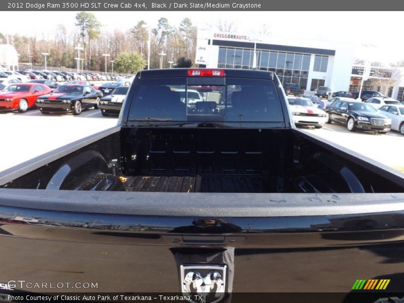 Black / Dark Slate/Medium Graystone 2012 Dodge Ram 3500 HD SLT Crew Cab 4x4