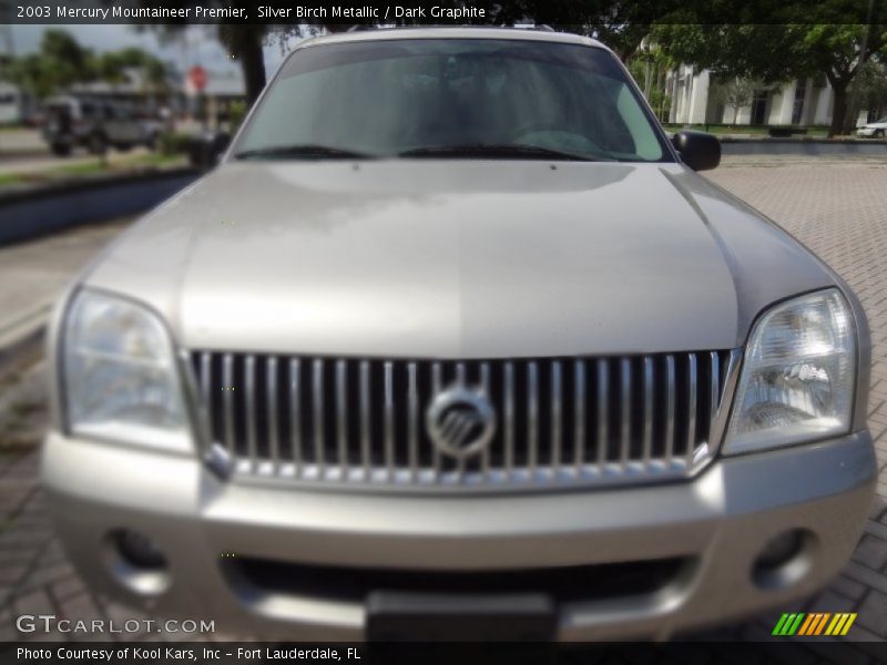 Silver Birch Metallic / Dark Graphite 2003 Mercury Mountaineer Premier