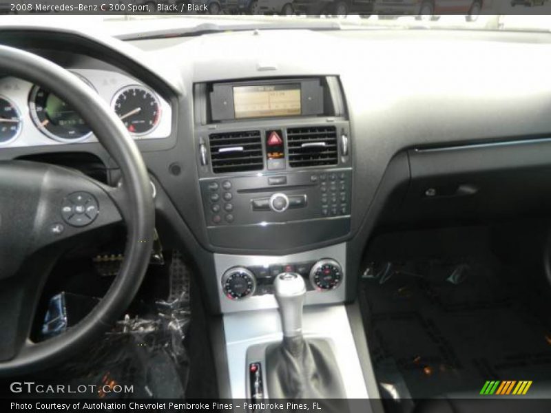 Black / Black 2008 Mercedes-Benz C 300 Sport